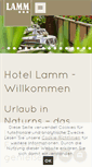 Mobile Screenshot of hotel-lamm-naturns.it